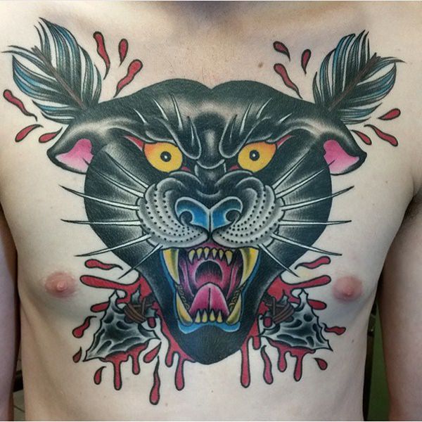 tatuaje puma pantera 16