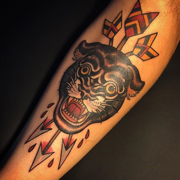 tatuaje puma pantera 24