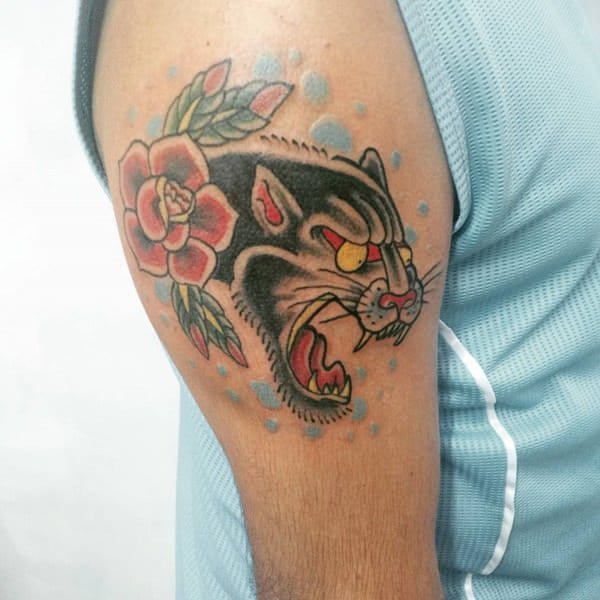 tatuaje puma pantera 44