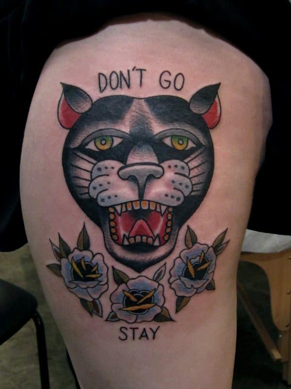 tatuaje puma pantera 68