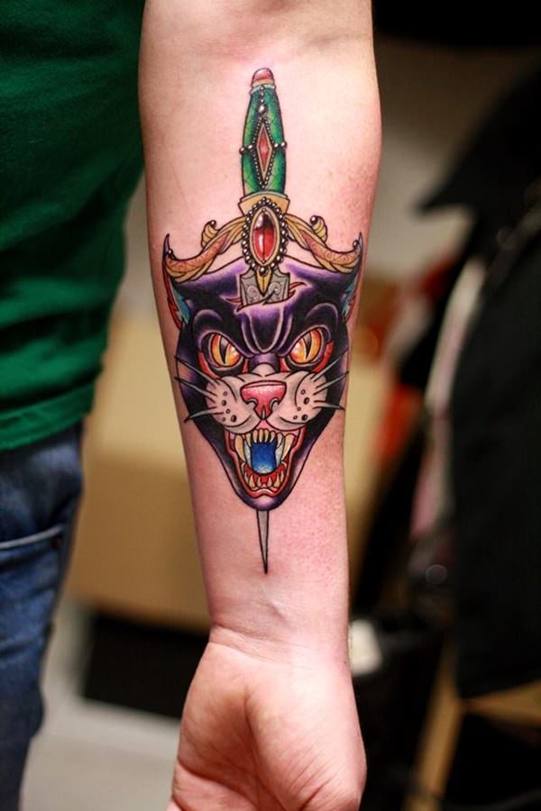 tatuaje puma pantera 88