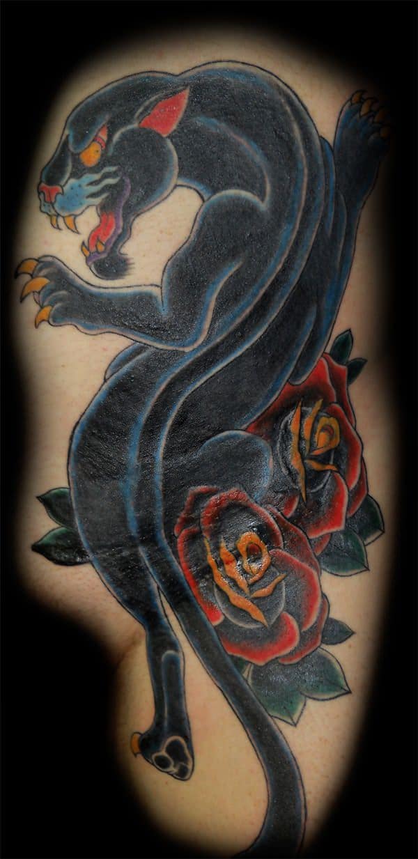 tatuaje puma pantera 96