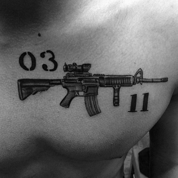 tatuaje AR 15 101