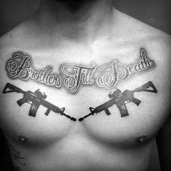 tatuaje AR 15 87