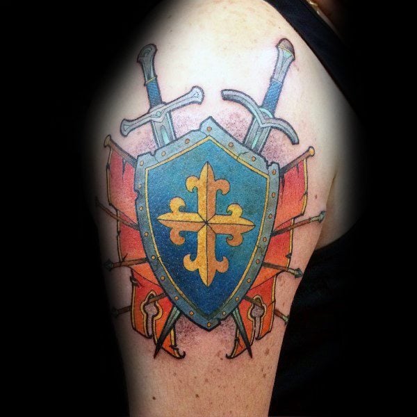 tatuaje escudo 101