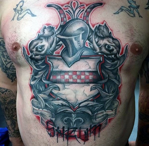 tatuaje escudo 17