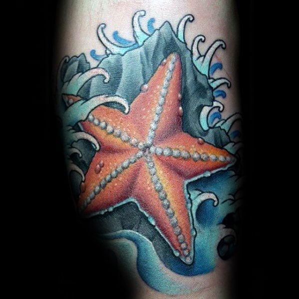 tatuaje estrella de mar 10