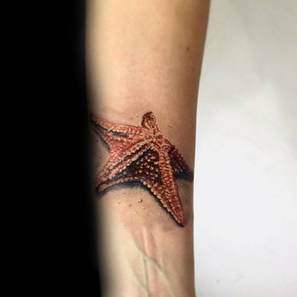 tatuaje estrella de mar 16