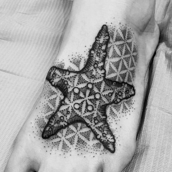 tatuaje estrella de mar 55