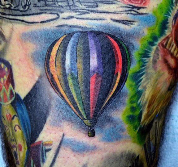 tatuaje globo aerostatico 07