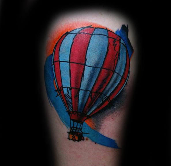 tatuaje globo aerostatico 125
