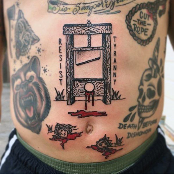 tatuaje guillotina 63