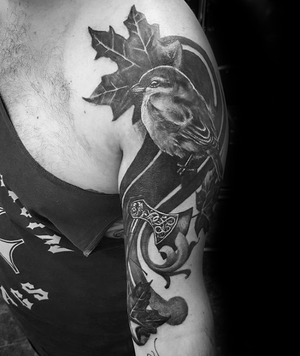 tatuaje hacha 11