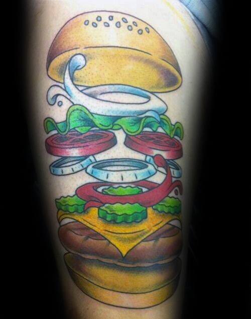 tatuaje hamburguesa 23