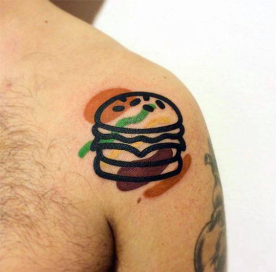 tatuaje hamburguesa 53