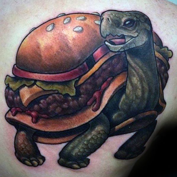 tatuaje hamburguesa 69