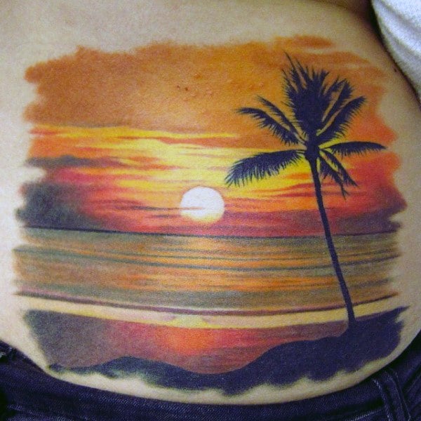tatuaje puesta sol atardecer 137