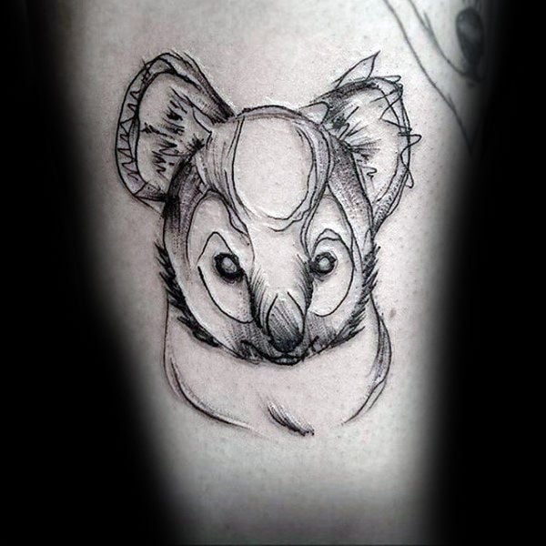 tatuaje koala 34