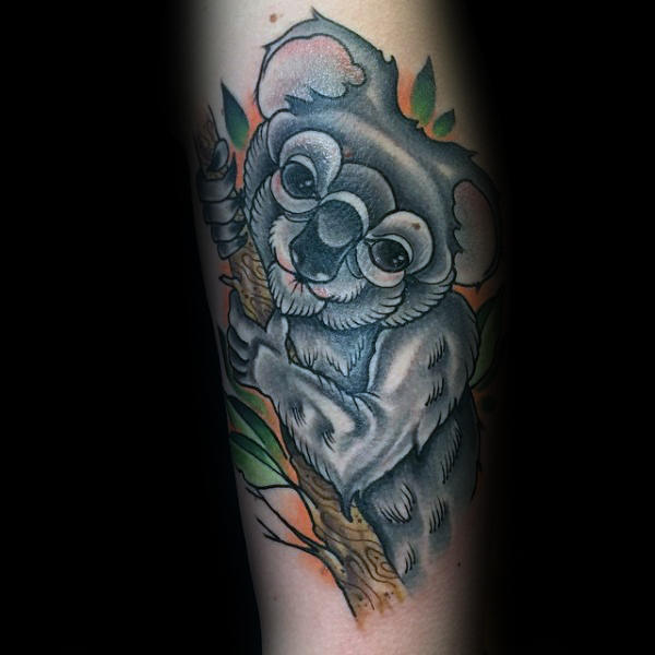 tatuaje koala 40