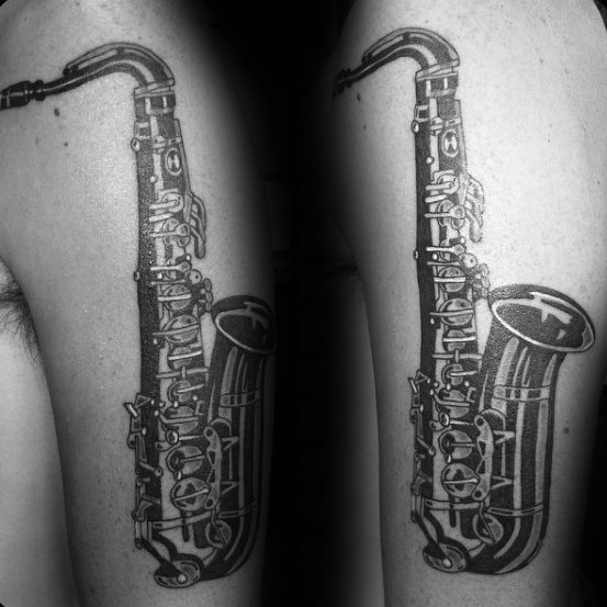 tatuaje saxofon 12