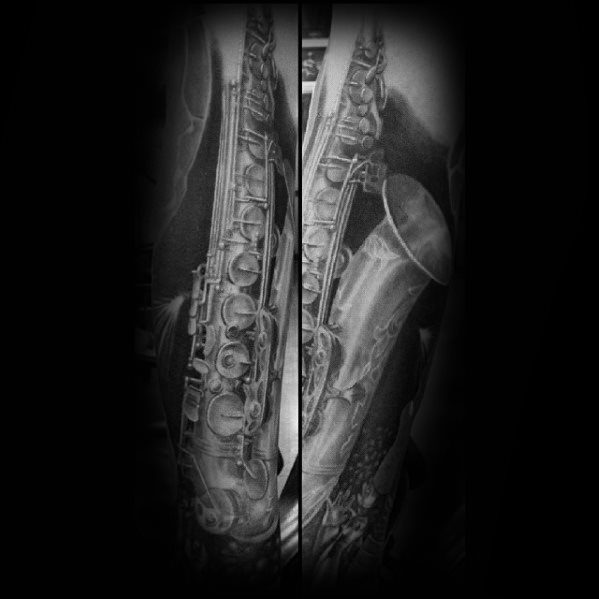 tatuaje saxofon 66