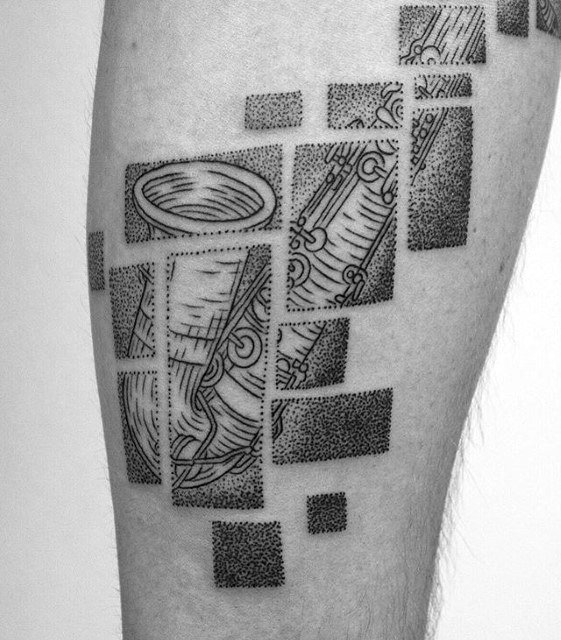 tatuaje saxofon 94