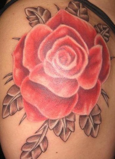 tatuaje rosa 7934