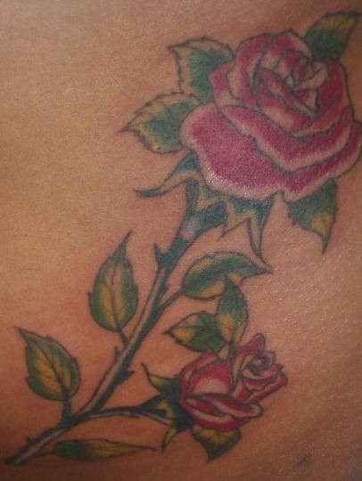 tatuaje rosa 7937