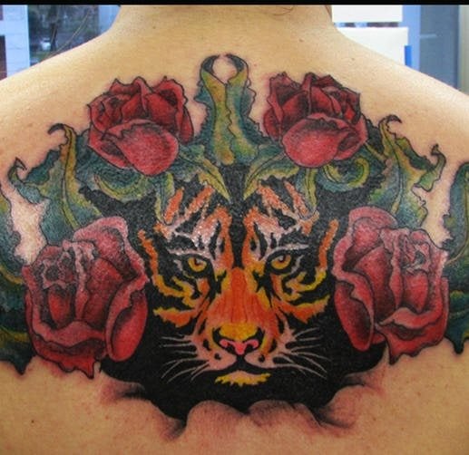 tatuaje rosa 7955