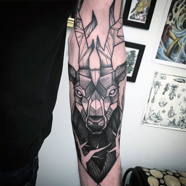 tatuaje ciervo 06