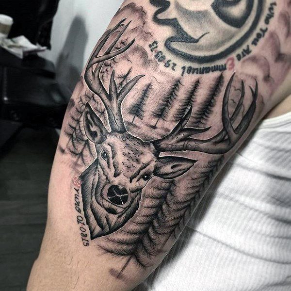 tatuaje ciervo 16