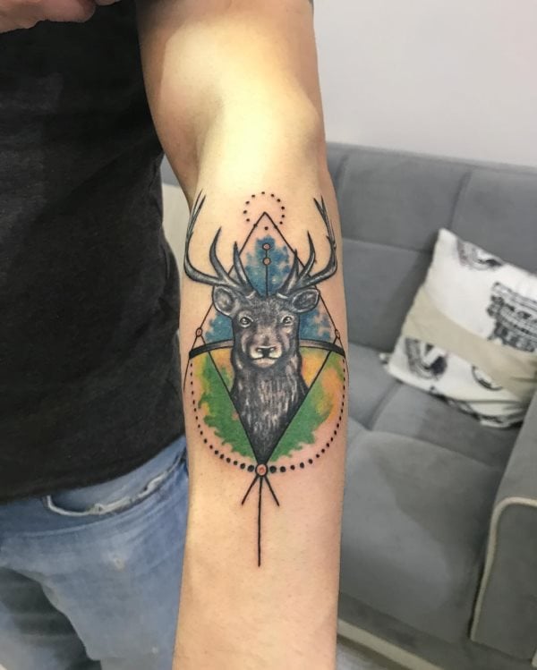 tatuaje ciervo 246