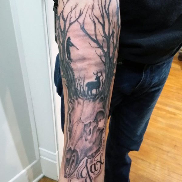 tatuaje ciervo 334