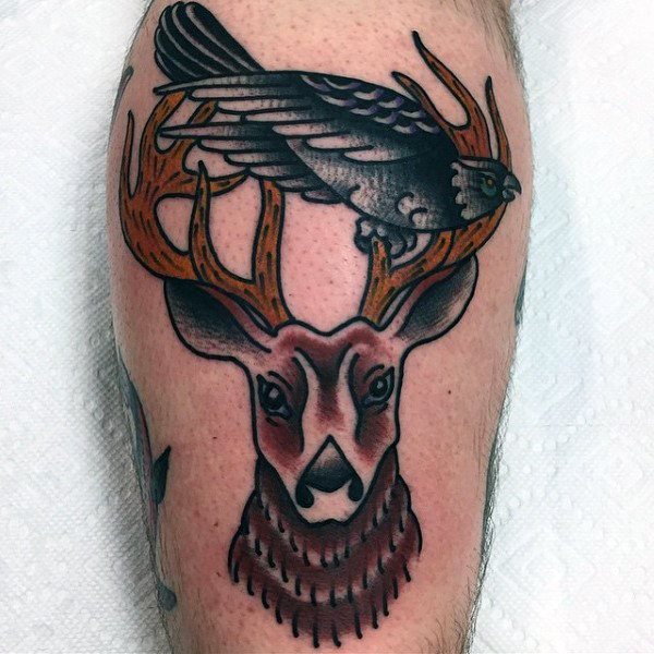 tatuaje ciervo 364