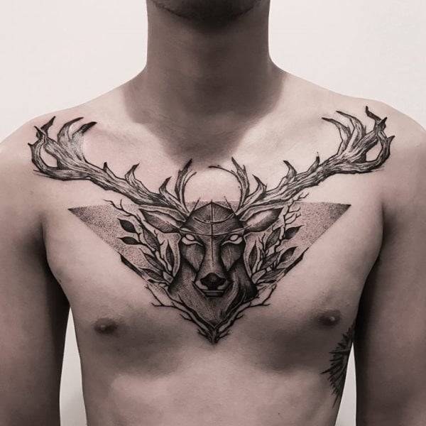 tatuaje ciervo 86