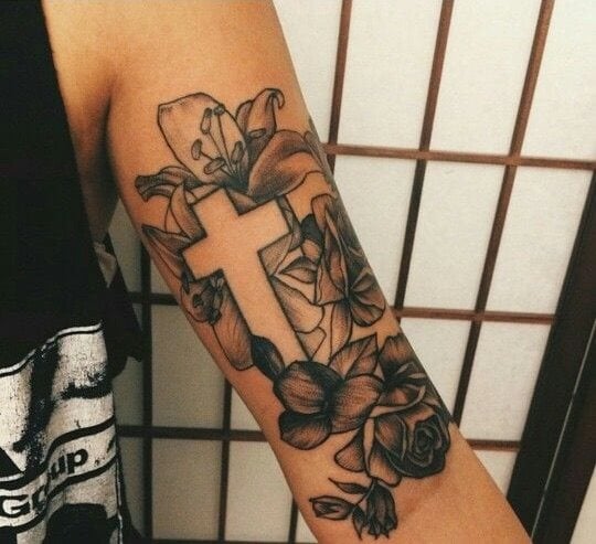 tatuaje cruz 14