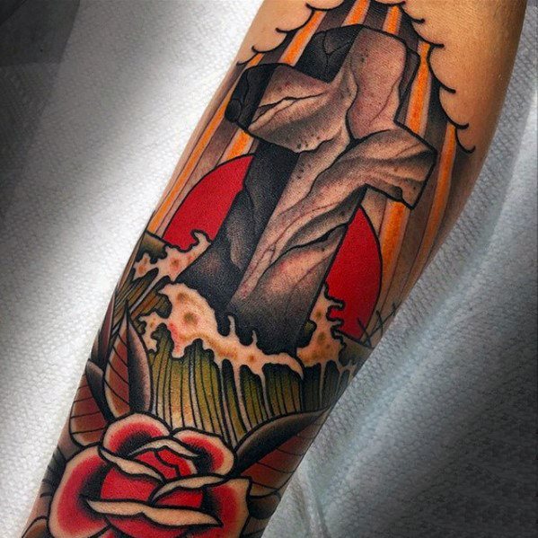 tatuaje cruz 144