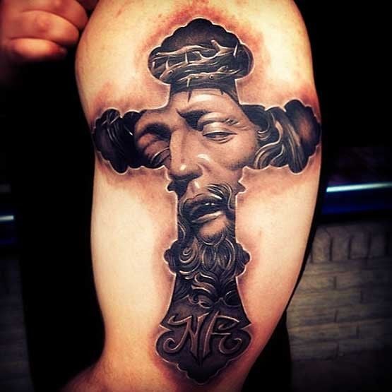tatuaje cruz 34
