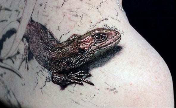 tatuaje lagarto lagartija 06