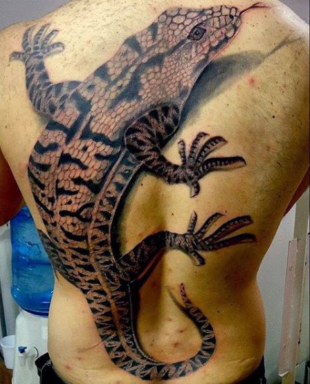 tatuaje lagarto lagartija 106