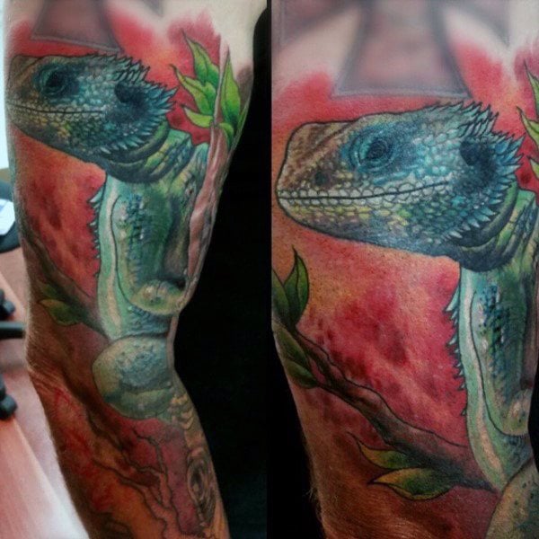 tatuaje lagarto lagartija 180