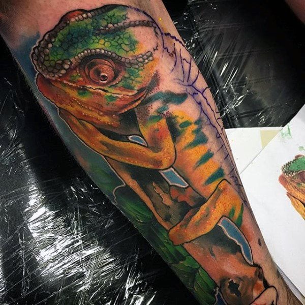 tatuaje lagarto lagartija 50