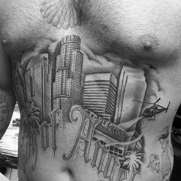 tatuaje edificio construccion 87