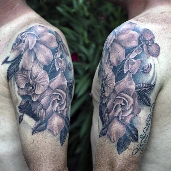 tatuaje orquideas 33