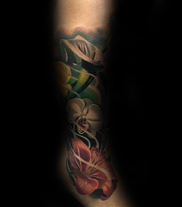 tatuaje orquideas 59