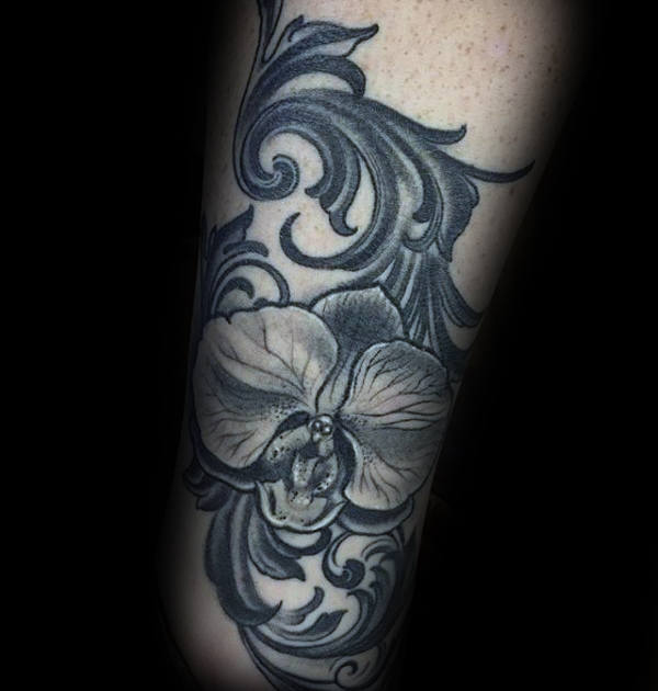 tatuaje orquideas 95