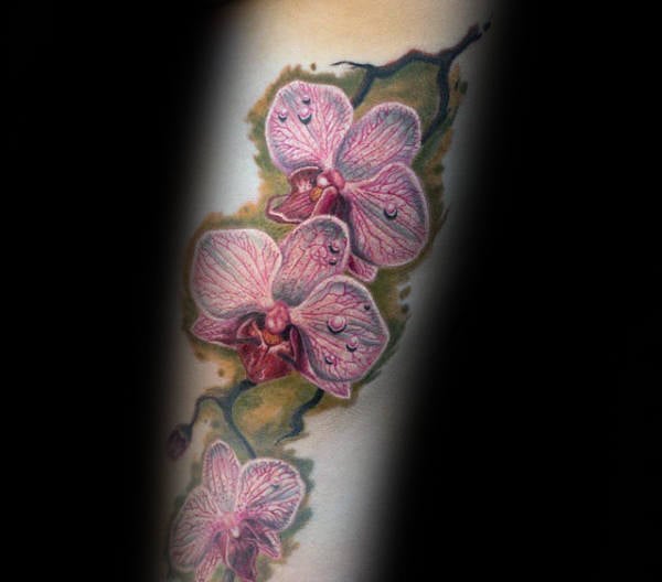 68 Tatuajes de orquídeas con el significado: Venus de la selva