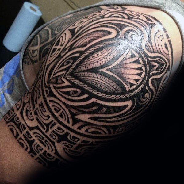 tatuaje tortuga tribal 01