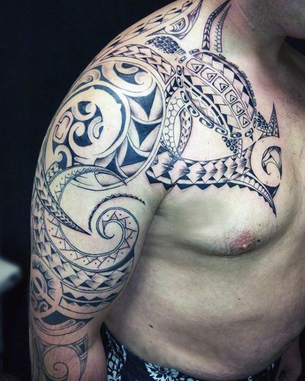 tatuaje tortuga tribal 25