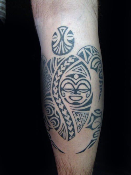 tatuaje tortuga tribal 45